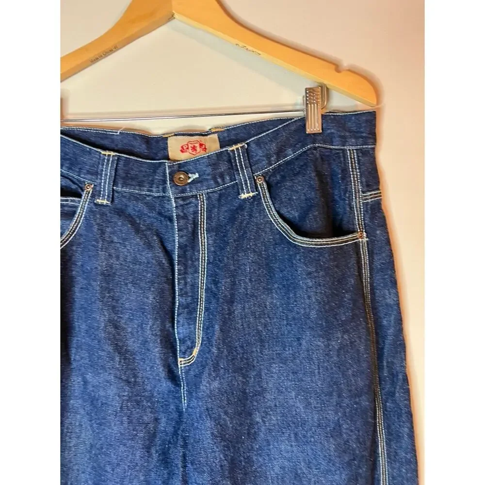 Vintage PJ Mark Jeans Men 34x32 Baggy Loose Fit Y2K Skater Embroidered Cyber